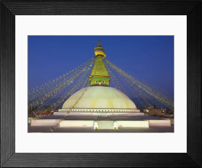 Framed Print : Bodnath (Boudhanath) Stupa, Kathmandu, Nepal Framed Print : Bodnath (Boudhanath) Stupa, Kathmandu, Nepal