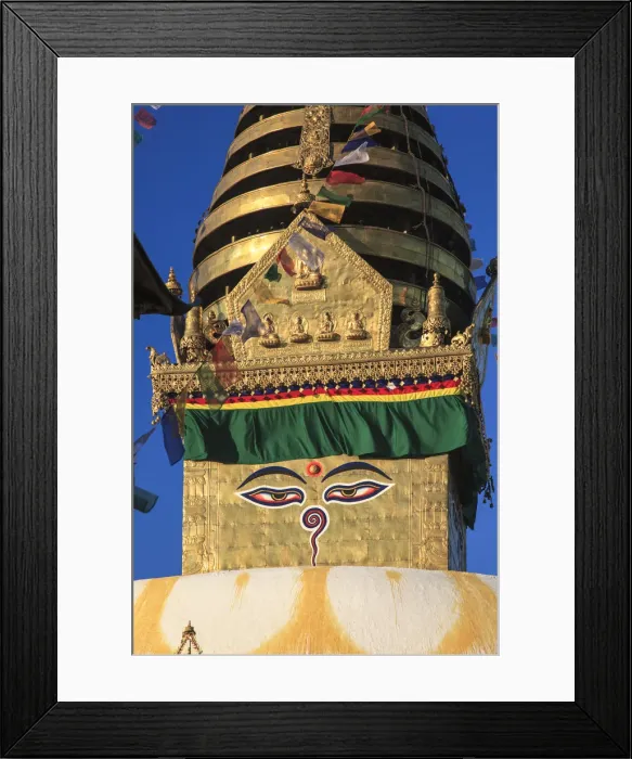 Framed Print : Nepal, Kathmandu, Swayambhunath Stupa Framed Print : Nepal, Kathmandu, Swayambhunath Stupa