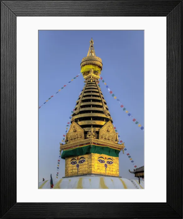 Framed Print : Nepal, Kathmandu, Swayambhunath Stupa Framed Print : Nepal, Kathmandu, Swayambhunath Stupa