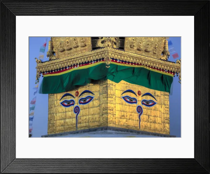 Framed Print : Nepal, Kathmandu, Swayambhunath Stupa