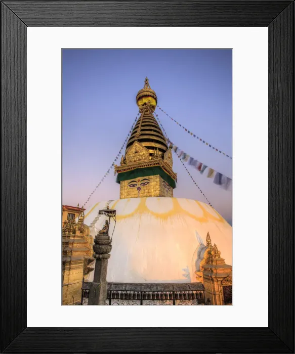 Framed Print : Nepal, Kathmandu, Swayambhunath Stupa Framed Print : Nepal, Kathmandu, Swayambhunath Stupa
