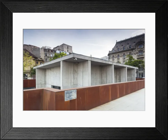 Framed Print : Romania, Bucharest, Holocaust Memorial, exterior Framed Print : Romania, Bucharest, Holocaust Memorial, exterior