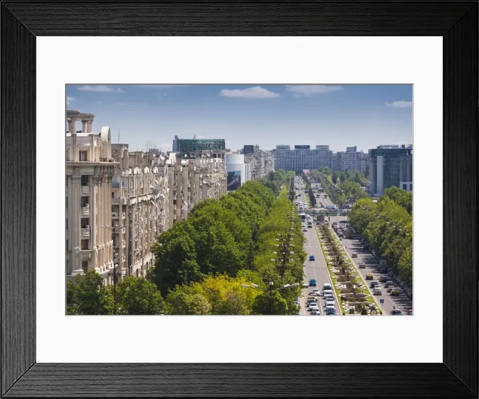 Framed Print : Romania, Bucharest, Palace of Parliament, worlds second-largest building, view Framed Print : Romania, Bucharest, Palace of Parliament, worlds second-largest building, view