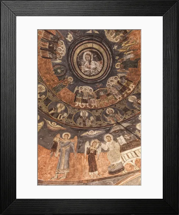 Framed Print : Romania, Transylvania, Sibiel, 18th century town church, ceiling frescoes Framed Print : Romania, Transylvania, Sibiel, 18th century town church, ceiling frescoes
