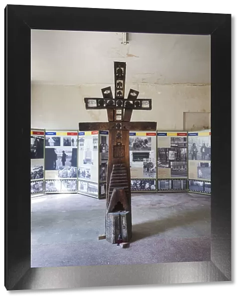 Romania, Banat Region, Timisoara, Permanent Exhibition of the 1989 Revolution, wooden