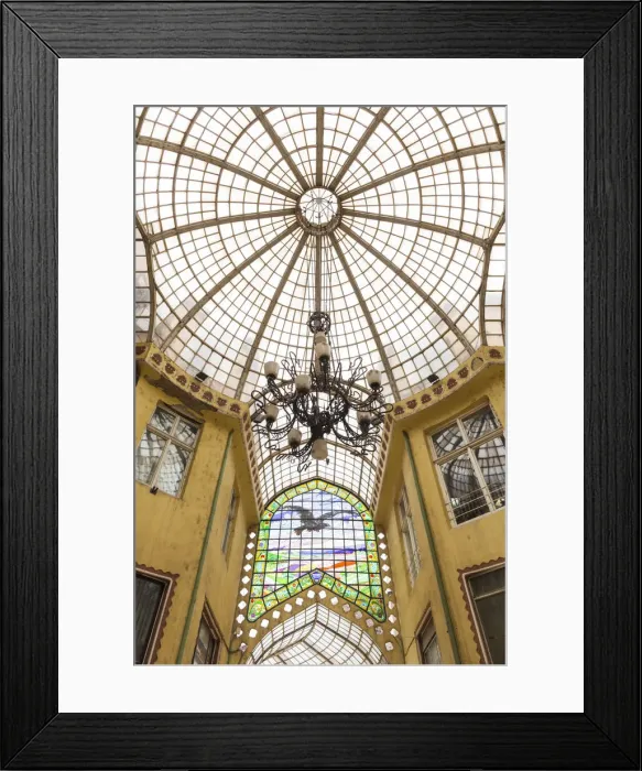 Framed Print : Romania, Crisana Region, Oradea, Black Eagle Arcade, interior Framed Print : Romania, Crisana Region, Oradea, Black Eagle Arcade, interior