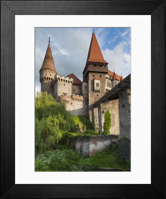 Framed Print : Romania, Transylvania, Hunedoara, Corvin Castle, late afternoon Framed Print : Romania, Transylvania, Hunedoara, Corvin Castle, late afternoon