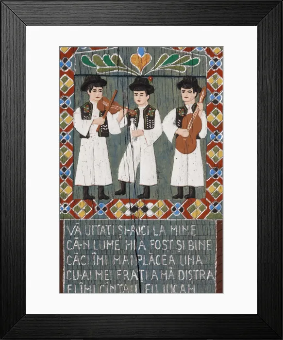 Framed Print : Romania, Maramures Region, Sapanta, The Merry Cemetery with handcarved gravestones Framed Print : Romania, Maramures Region, Sapanta, The Merry Cemetery with handcarved gravestones