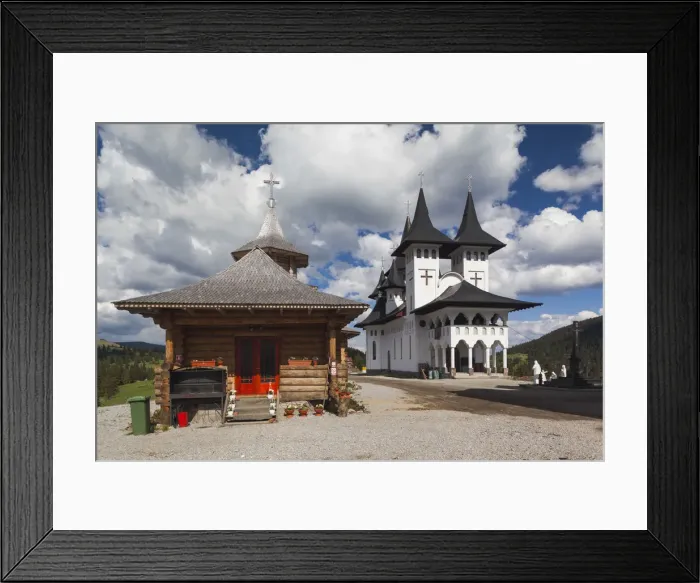 Framed Print : Romania, Maramures Region, Rodna Mountains National Park, Prislop Pass, Orthodox Monastery Framed Print : Romania, Maramures Region, Rodna Mountains National Park, Prislop Pass, Orthodox Monastery