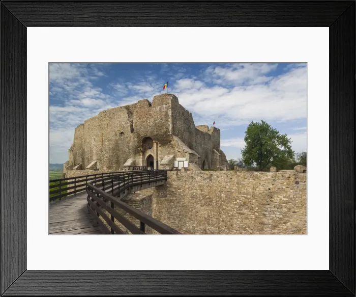 Framed Print : Romania, Moldovia Region, Targu Neamt, Neamt Citadel, 14th century, exterior Framed Print : Romania, Moldovia Region, Targu Neamt, Neamt Citadel, 14th century, exterior