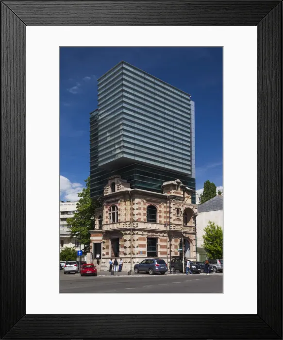 Framed Print : Romania, Bucharest, Piata Revolutei Square, Headquarters of the Romanian Architects Framed Print : Romania, Bucharest, Piata Revolutei Square, Headquarters of the Romanian Architects