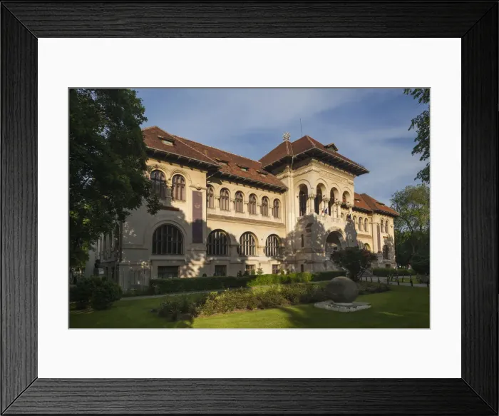 Framed Print : Romania, Bucharest, National Museum of Geology, exterior Framed Print : Romania, Bucharest, National Museum of Geology, exterior