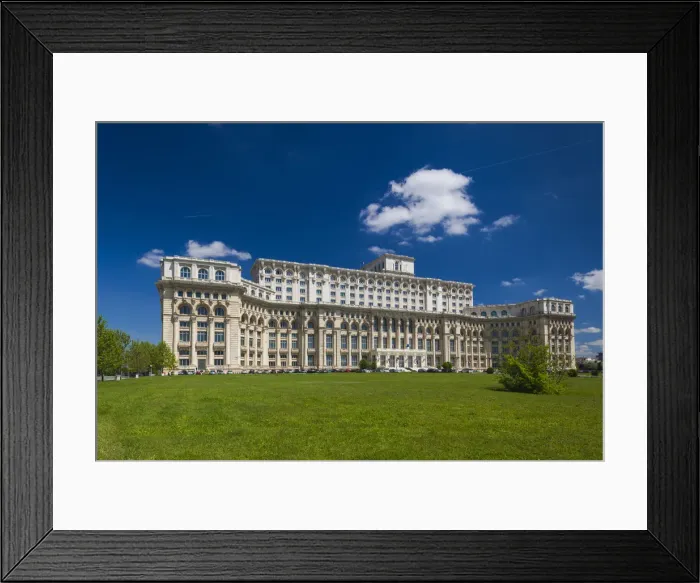 Framed Print : Romania, Bucharest, Palace of Parliament, worlds second-largest building Framed Print : Romania, Bucharest, Palace of Parliament, worlds second-largest building