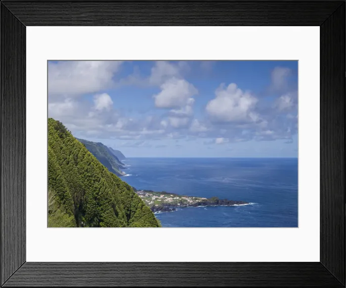 Framed Print : Portugal, Azores, Sao Jorge Island, Faja do Ouvidor Framed Print : Portugal, Azores, Sao Jorge Island, Faja do Ouvidor