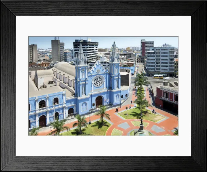 Framed Print : Peru, Lima, Iglesia La Recoleta, Plaza Francia, 18th Century, Neo-Gothic Framed Print : Peru, Lima, Iglesia La Recoleta, Plaza Francia, 18th Century, Neo-Gothic