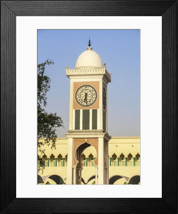 Framed Print : Qatar, Doha, Clocktower at Emiri Diwan -Presidential Palace Framed Print : Qatar, Doha, Clocktower at Emiri Diwan -Presidential Palace