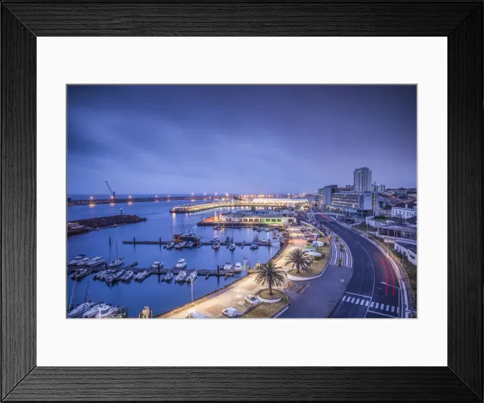 Framed Print : Portugal, Azores, Sao Miguel Island, Ponta Delgada, elevated city view from Avenida Framed Print : Portugal, Azores, Sao Miguel Island, Ponta Delgada, elevated city view from Avenida