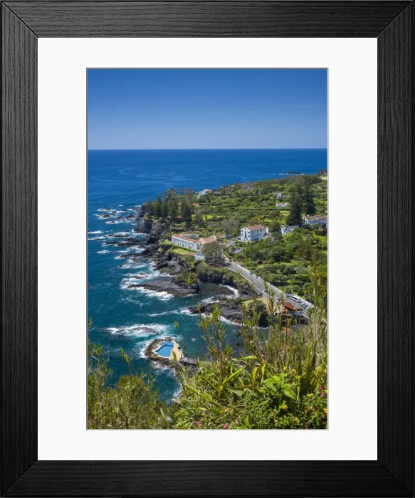 Framed Print : Portugal, Azores, Sao Miguel Island, Caloura