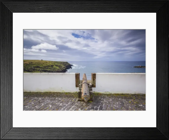 Framed Print : Portugal, Azores, Santa Maria Island, Vila do Porto, Forte de Sao Bras fort Framed Print : Portugal, Azores, Santa Maria Island, Vila do Porto, Forte de Sao Bras fort