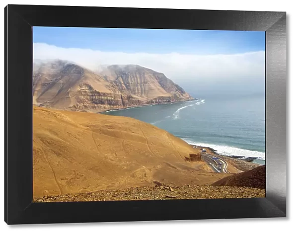 Peru, Lima, Morro Solar, Pacific Ocean Cliffs, Chorrillos District