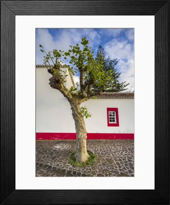 Framed Print : Portugal, Azores, Santa Maria Island, Anjos, place where Christopher Columbus made Framed Print : Portugal, Azores, Santa Maria Island, Anjos, place where Christopher Columbus made