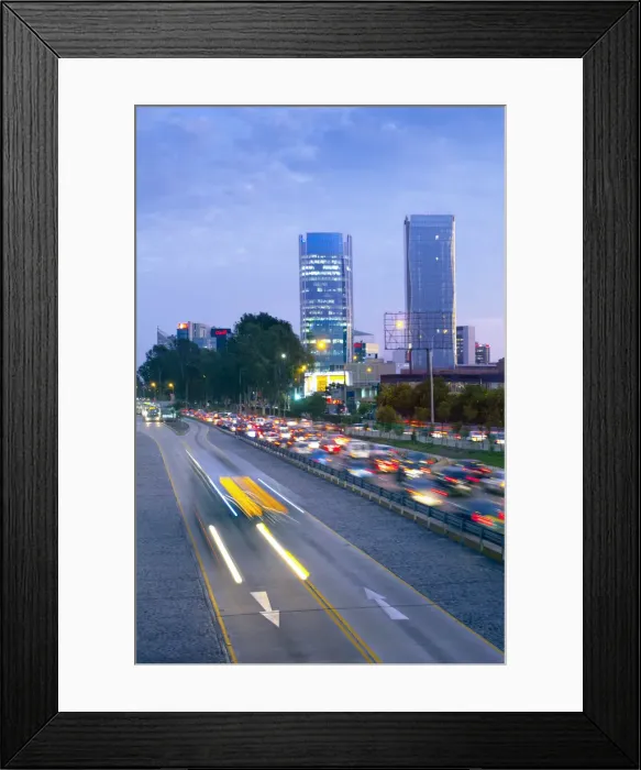 Framed Print : Peru Lima, San Isidro Business District, Paseo de la Republica, Via Expresa, Metropolitan Framed Print : Peru Lima, San Isidro Business District, Paseo de la Republica, Via Expresa, Metropolitan