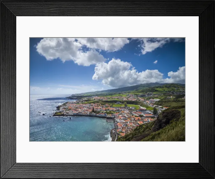 Framed Print : Portugal, Azores, Faial Island, Horta, the old harbor of Porto Pim Framed Print : Portugal, Azores, Faial Island, Horta, the old harbor of Porto Pim