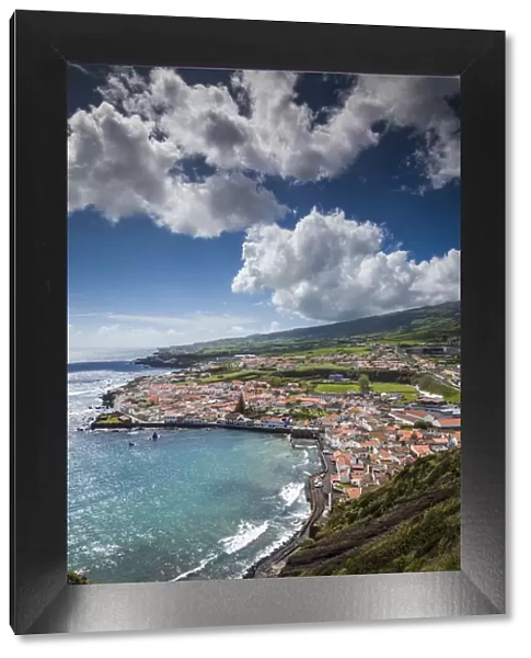 Portugal, Azores, Faial Island, Horta, the old harbor of Porto Pim