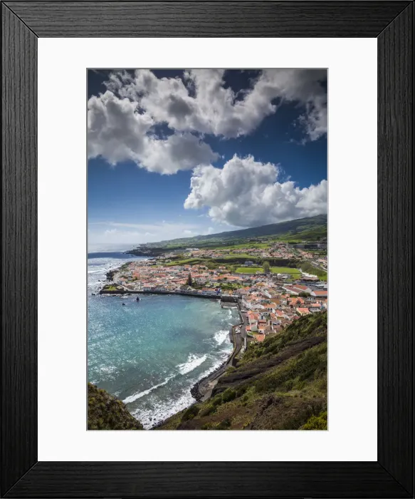 Framed Print : Portugal, Azores, Faial Island, Horta, the old harbor of Porto Pim Framed Print : Portugal, Azores, Faial Island, Horta, the old harbor of Porto Pim
