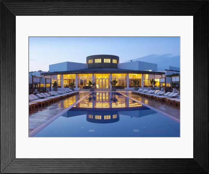 Framed Print : Peru, Paracas, Hilton Hotel Paracas, Swimming Pool, Dawn, Ica Region Framed Print : Peru, Paracas, Hilton Hotel Paracas, Swimming Pool, Dawn, Ica Region