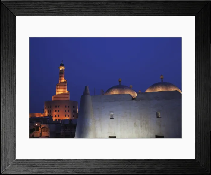 Framed Print : Qatar, Doha, Mosque near Fanar Qatar Islamic Cultural Center Framed Print : Qatar, Doha, Mosque near Fanar Qatar Islamic Cultural Center