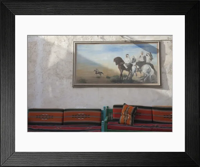 Framed Print : Qatar, Doha, Teahouse at Souk Waqif Framed Print : Qatar, Doha, Teahouse at Souk Waqif