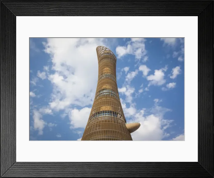 Framed Print : Qatar, Doha, Aspire Tower Framed Print : Qatar, Doha, Aspire Tower