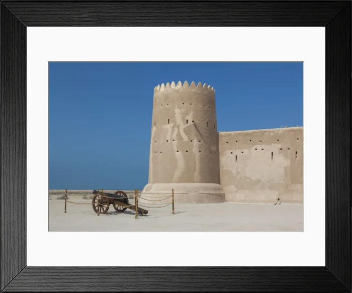 Framed Print : Qatar, Al Zubara, Al Zubara Fort, built in 1938