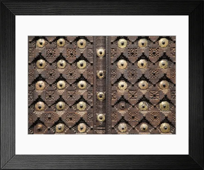 Framed Print : Qatar, Doha, Wooden Door at Souk Waqif Framed Print : Qatar, Doha, Wooden Door at Souk Waqif