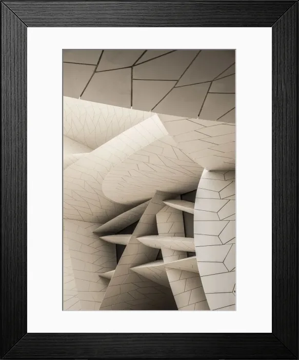 Framed Print : National Museum of Qatar by Jean Nouvel, Doha, Qatar Framed Print : National Museum of Qatar by Jean Nouvel, Doha, Qatar