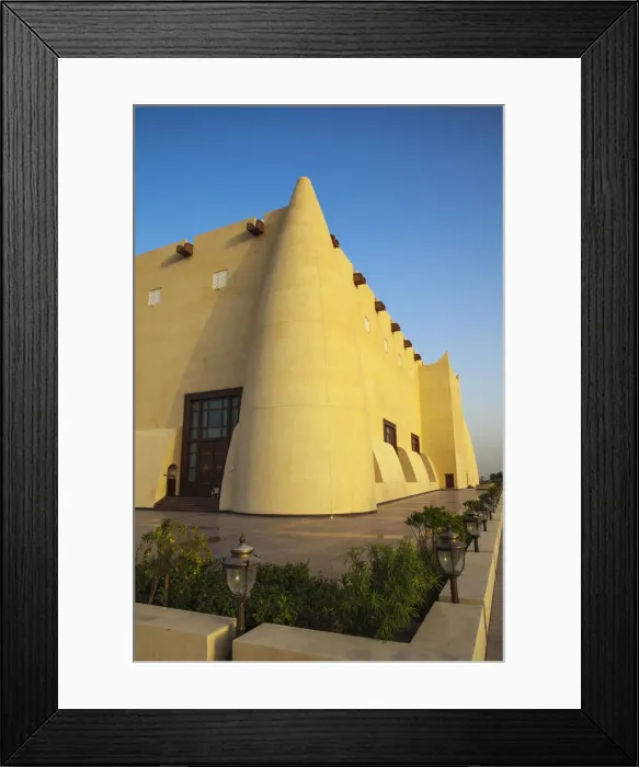 Framed Print : Qatar, Doha, Mohammed bin Abdulwahhab Mosque - The State Mosque of Qatar Framed Print : Qatar, Doha, Mohammed bin Abdulwahhab Mosque - The State Mosque of Qatar