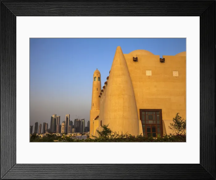 Framed Print : Qatar, Doha, Mohammed bin Abdulwahhab Mosque - The State Mosque of Qatar Framed Print : Qatar, Doha, Mohammed bin Abdulwahhab Mosque - The State Mosque of Qatar