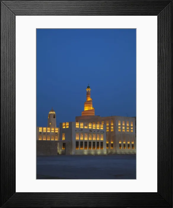 Framed Print : Qatar, Doha, Mosque near Fanar Qatar Islamic Cultural Center Framed Print : Qatar, Doha, Mosque near Fanar Qatar Islamic Cultural Center