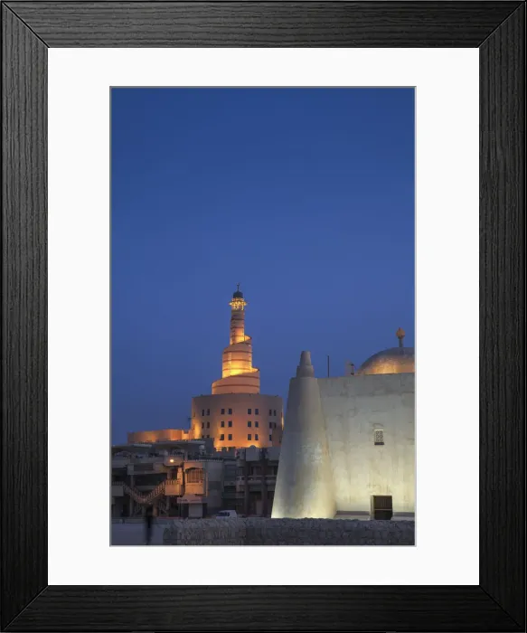 Framed Print : Qatar, Doha, Mosque near Fanar Qatar Islamic Cultural Center Framed Print : Qatar, Doha, Mosque near Fanar Qatar Islamic Cultural Center