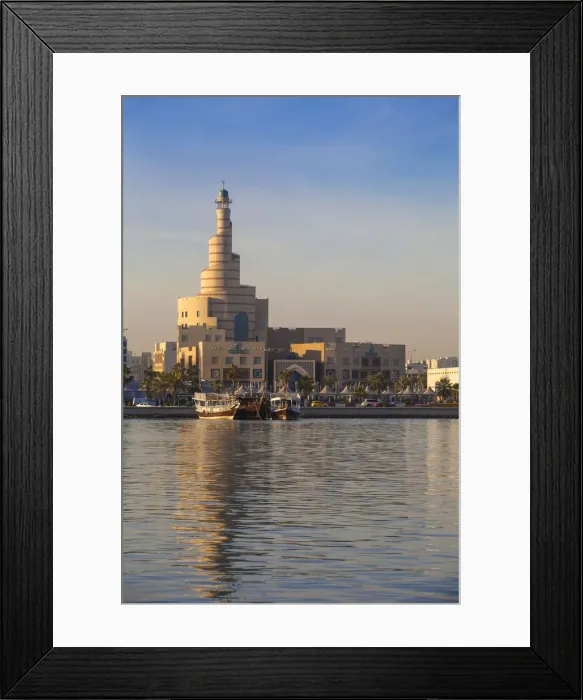 Framed Print : Qatar, Doha, Fanar Qatar Islamic Cultural Center Framed Print : Qatar, Doha, Fanar Qatar Islamic Cultural Center