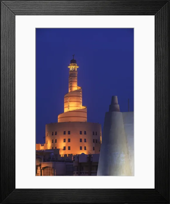 Framed Print : Qatar, Doha, Mosque near Fanar Qatar Islamic Cultural Center Framed Print : Qatar, Doha, Mosque near Fanar Qatar Islamic Cultural Center
