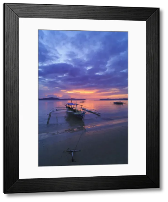 Framed Print : Philippines, Palawan, Port Barton