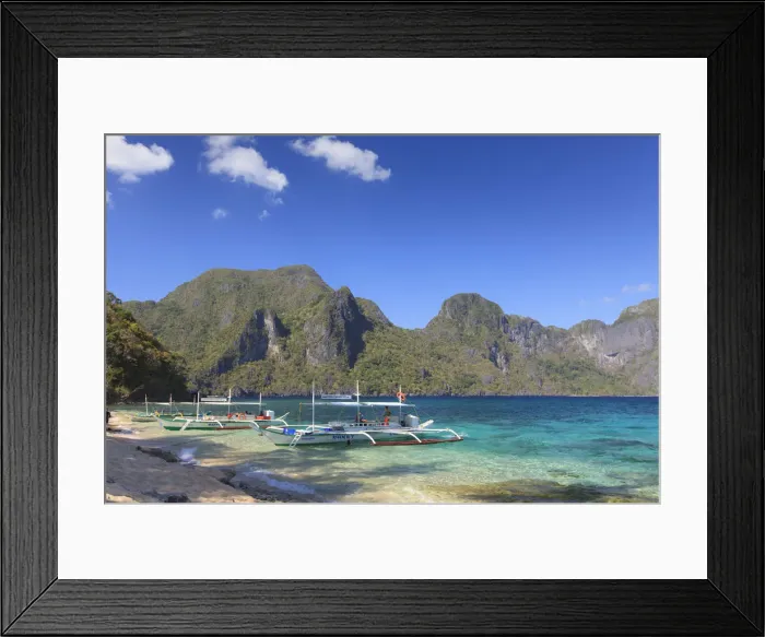Framed Print : Philippines, Palawan, El Nido, Dilumac Island (Helicopter Island) Framed Print : Philippines, Palawan, El Nido, Dilumac Island (Helicopter Island)