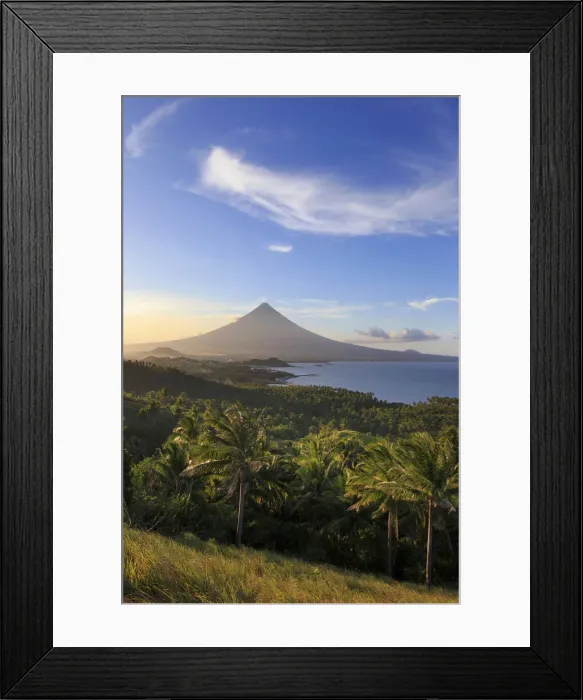 Framed Print : Philippines, Southeastern Luzon, Bicol, Mayon Volcano Framed Print : Philippines, Southeastern Luzon, Bicol, Mayon Volcano