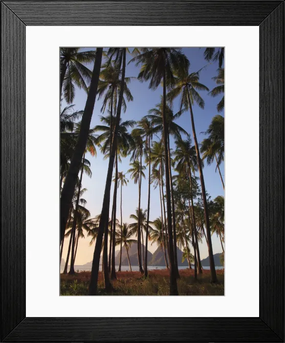 Framed Print : Philippines, Palawan, El Nido, Bay, Marimegmeg Beach (Las Cabanas Beach) Framed Print : Philippines, Palawan, El Nido, Bay, Marimegmeg Beach (Las Cabanas Beach)