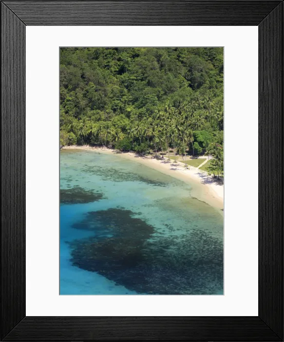 Framed Print : Philippines, Palawan, Port Barton, Turtle Bay Framed Print : Philippines, Palawan, Port Barton, Turtle Bay