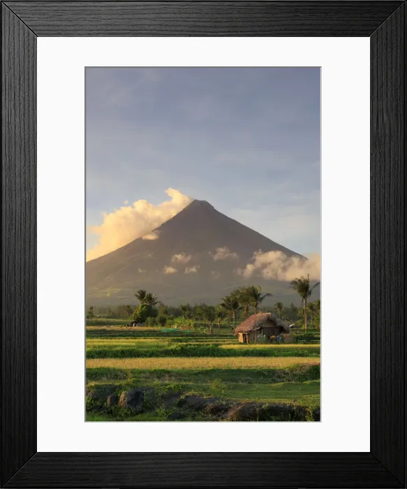 Framed Print : Philippines, Souteastern Luzon, Bicol, Mayon Volcano Framed Print : Philippines, Souteastern Luzon, Bicol, Mayon Volcano