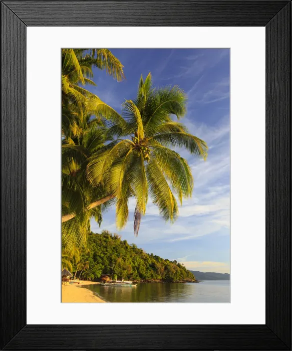 Framed Print : Philippines, Palawan, Port Barton, Albaguen Island Framed Print : Philippines, Palawan, Port Barton, Albaguen Island
