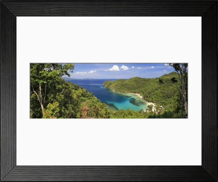 Framed Print : Philippines, Palawan, Port Barton, Turtle Bay